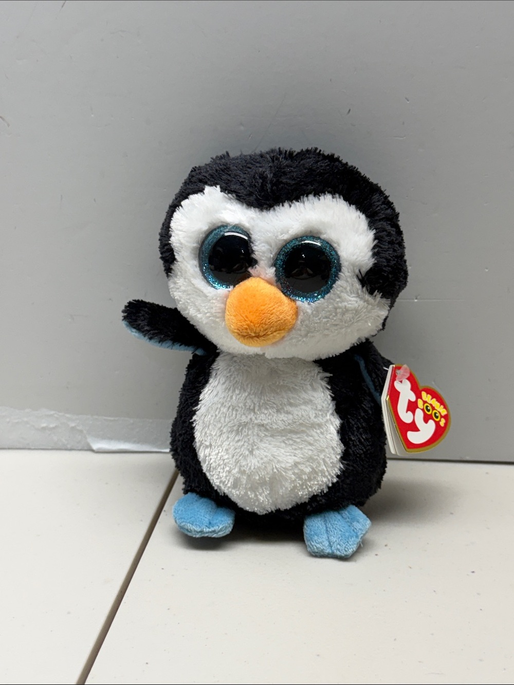 TY Beanie Boos - WADDLES the Penguin (6 Inch) Plush Stuffed Toy Animal NEW